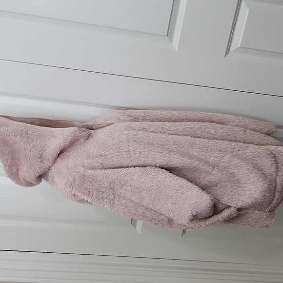 ALMOST FAMOUS PINK OPEN HOODIE CARDIGAN SZ L - Picture 4 of 6